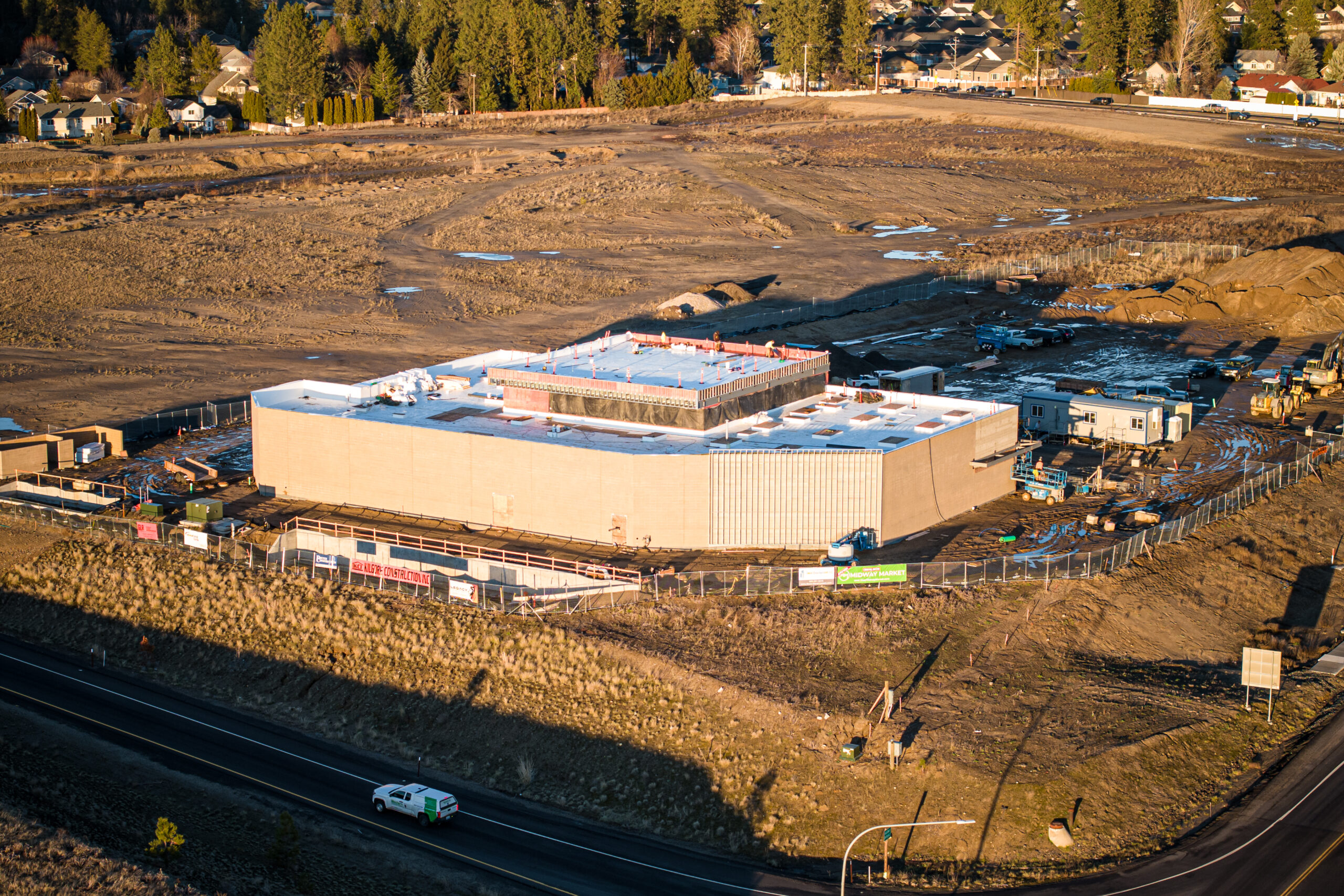 Midway Market construction progress January 2026