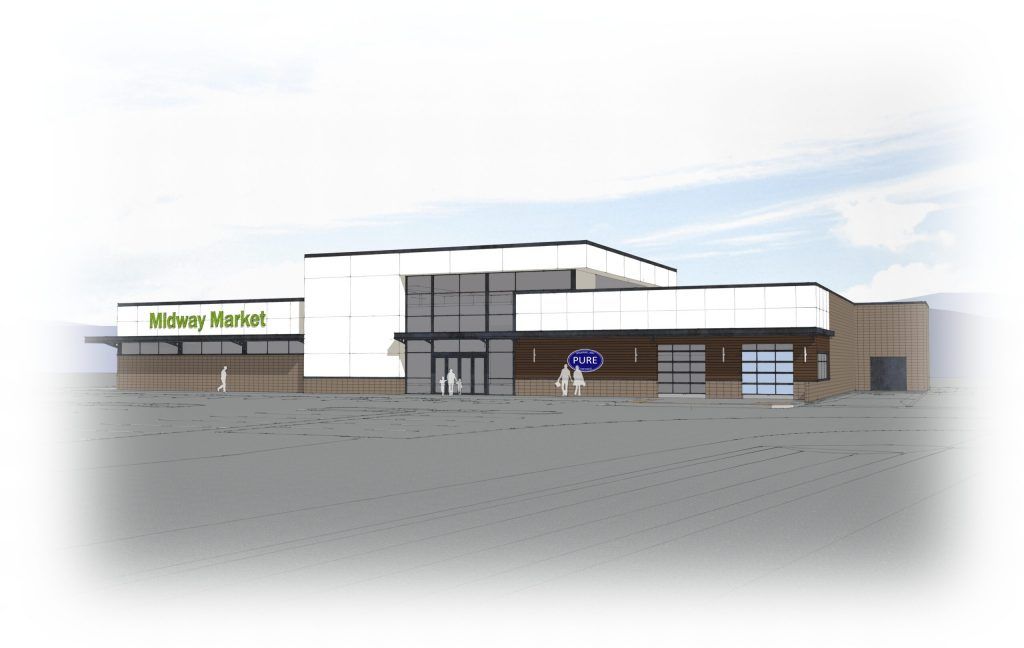 Midway Market building rendering